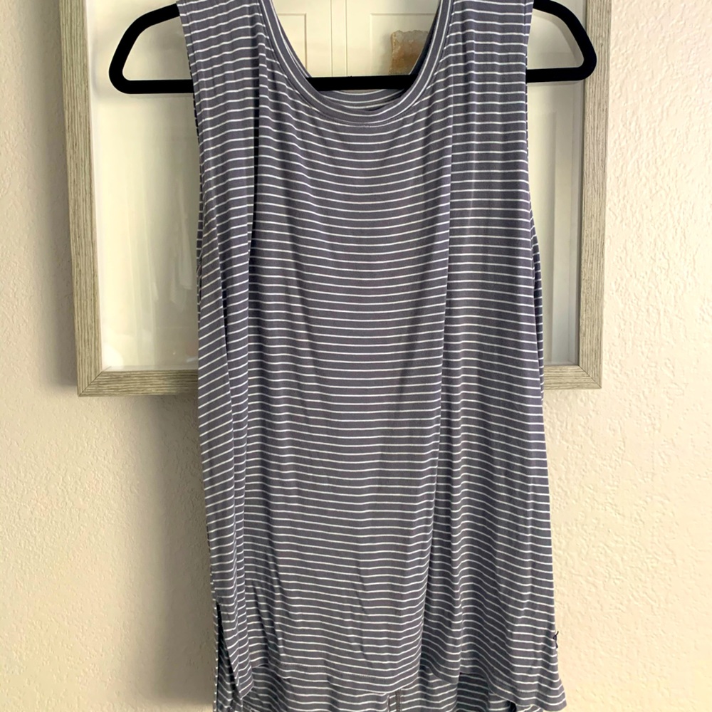 Open Back Striped Tank